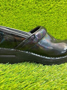 Dansko XP 2.0 Womens Size 5.5 Black Classic Leather Professional Clogs Shoes